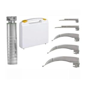 Набір F.O. ларингоскоп дорослий + педіатричний LED Eco + 2 Miller та 3 Macintosh клинка Luxamed